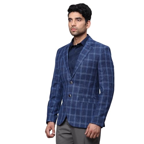 Park Avenue Men's Wrap Coat (PMJL02837-B7_Dark Blue