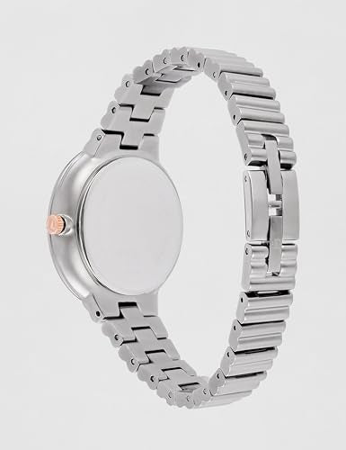 Titan Aura Quartz Analog Purple Dial Stainless Steel Strap Watch for Women-95245KM01