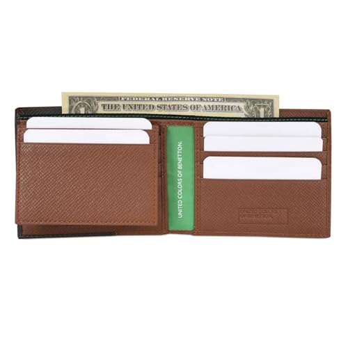 UNITED COLORS OF BENETTON Jacobo Leather Men's Casual Wear Two Fold Wallet (Brown, Free Size)