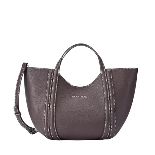 Lino Perros Voyage Cassis Coffee Satchel Bag