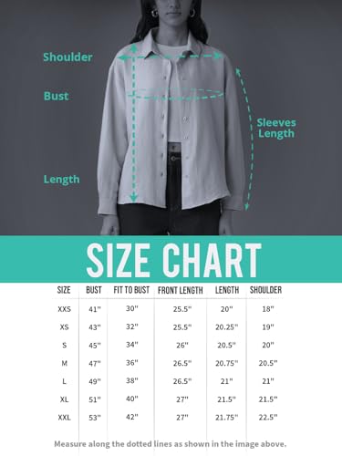 The Souled Store Nomad Line: Stitch Lines Women and Girls Full Sleeves Spread Collar Beige Embroidered Linen Blend Oversized Fit Lightweight Summer-Ready for Casual Streetwear Boyfriend Shirts