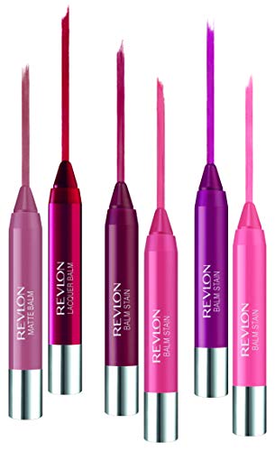 REVLON Lacquer Lip Balm, Matte Finish - Enticing, 1 Count, Red