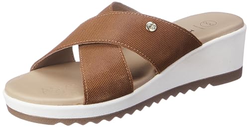 Hus Puppies Scarlet Mule Women Mule Slippers In Tan Light Brown