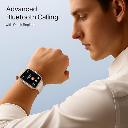 boAt Wave Call 3 Smartwatch 1.83” HD Display with Animated Watch Faces; BT Calling, Functional Crown, Multiple Sports Modes, IP68, HR, SpO2 Monitor, Smart Watches for Men & Women (Spring Blossom)