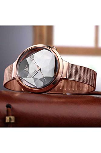 Titan Raga Moments of Joy Quartz Analog Black Dial Rose Gold Metal Strap Watch for Women - NT95134WM01
