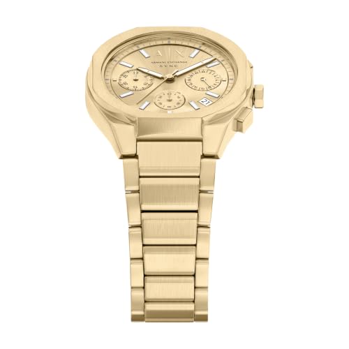 Armani Exchange Gold Quartz Stainless Steel Watch AX6034