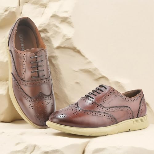 Woodland Men's Brown Softy Crust Casual Shoes-7 UK (41EURO) (OGCC 4608022)
