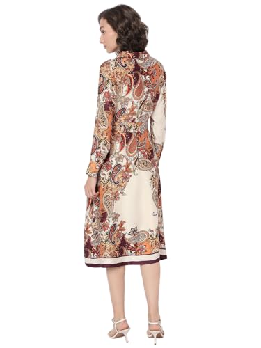 VERO MODA Women's Shirt Brown Dress