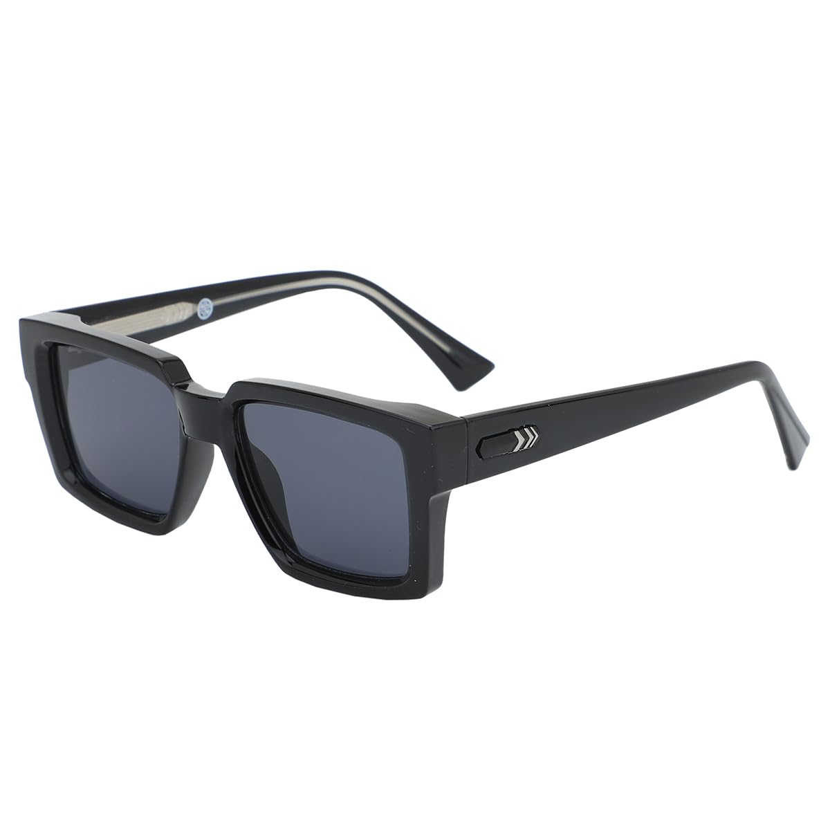 Carlton London Black Toned with Polycarbonate UV Protected Lens Rectangle Sunglass for men