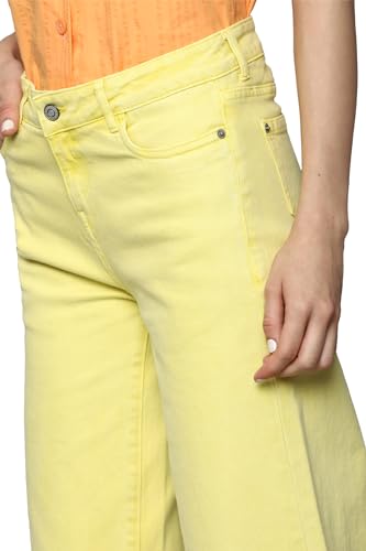 Allen Solly Women Yellow Regular Fit Dark Wash Jeans