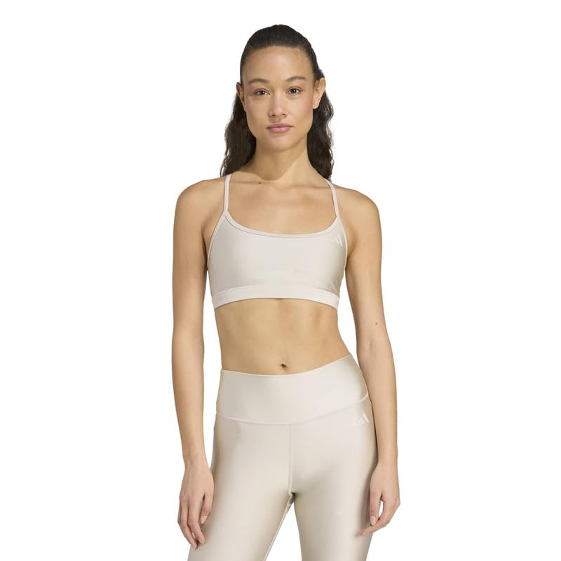 adidas Womens Bra | AERO LS Bra | Beige | Size-XS |