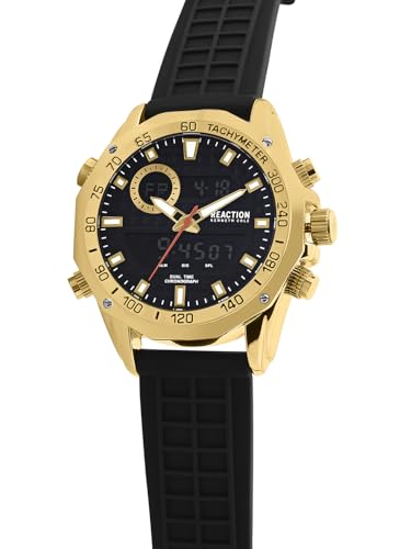 Kenneth Cole Reaction Digi-Analog Army Green Dial Watch for Men - KRWGP0070604