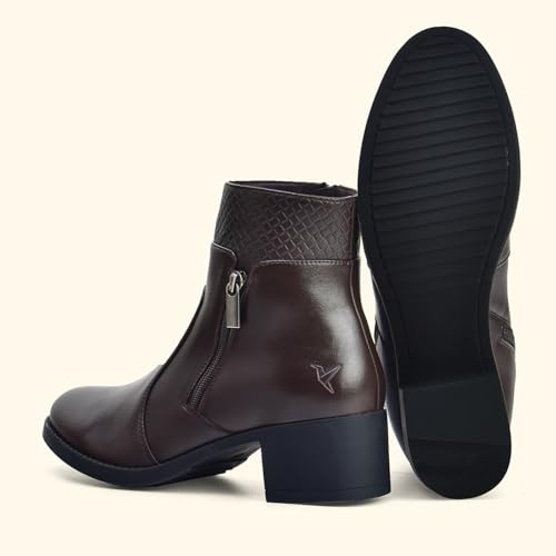 YOHO Slays Model 001 Boots for women | Crafted from premium and lightweight material | Stylish Casual Shoes|Comfortable Fit | Classic Black - UK 5