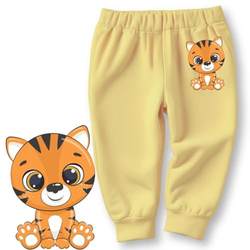 minicult Cotton Pajama Pants with Bright Colors and Fun All Over Prints for Boys & Girls (Pink 2)(Pack of 5)(12-18 Months)