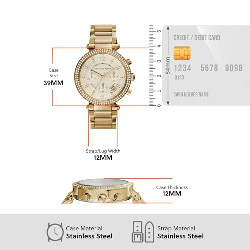 Michael Kors Analog Champagne Dial Women's Watch-MK5354