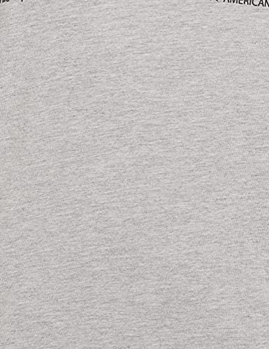 Van Heusen Athleisure Men's Solid Regular fit T-Shirt (60040_Grey Melange L)