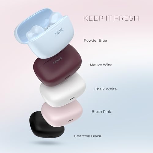 Noise Newly Launch Buds Play Truly Wireless Earbuds with 40H of Playtime, Quad Mic with ENC, Low Latency for Gaming (Up to 50 Ms), 13mm Driver, BT V6.0(Charcoal Black)