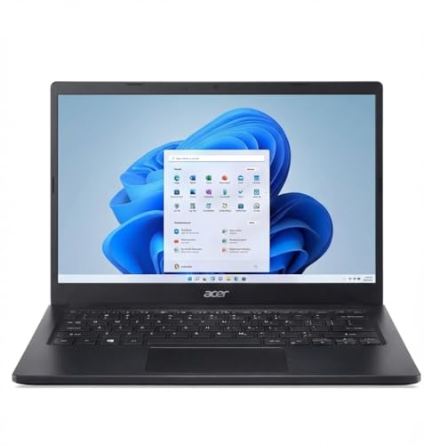 Acer TravelLite Thin Laptop AMD Ryzen 5 7430U (6-Core) |8GB RAM, 512GB SSD | 14" Full HD Anti-Glare Display |Privacy Shutter| Windows 11| MS Office | Metal Body | 1.34Kg | Black | 1 Year Warranty