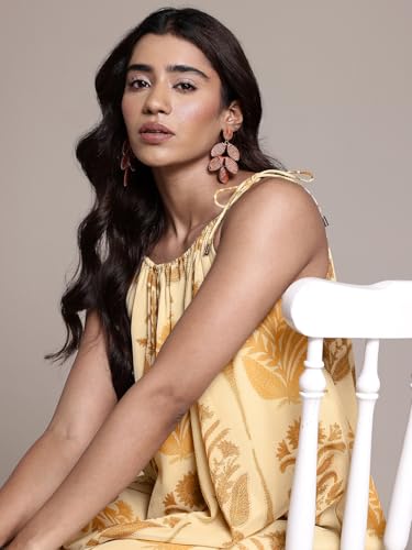 Aarke Ritu Kumar Ecru Paan Patta Midi Dress