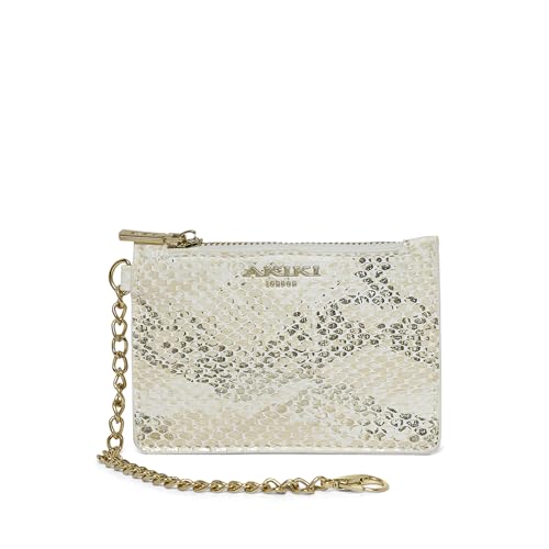 Akiki London Women's Salisbury 30 Small Handbag|comes with Pouch and Dangler|Statement Metal Details|Metal Handle|Office Handbag for Women
