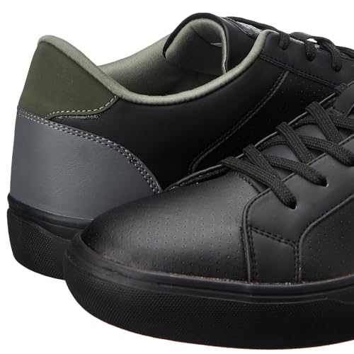 Woodland Men's Black PU Sneakers-11 UK (45EURO) (SNK 6292024)