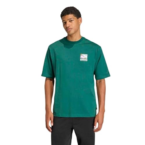 adidas Men M ANI Pop Bk T Not Sports T-Shirts Green 2XL