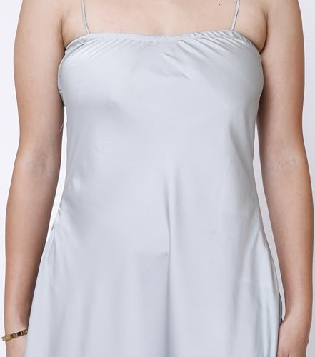 Sheux Solid Satin Backless Maxi Dress for Women & Girls – Luxe, Sultry & Timeless (L) | Ideal for Date Night Dress, Night Parties & Outing or Beach wear Pale Green