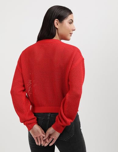 Tommy Hilfiger Womens Red Color Sweater M