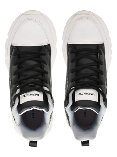 Impakto Chunky Women Casual Sneaker, Cloud Hopper Classic Rounded to Pampering Cushioned Extra Comfort Lace-Up