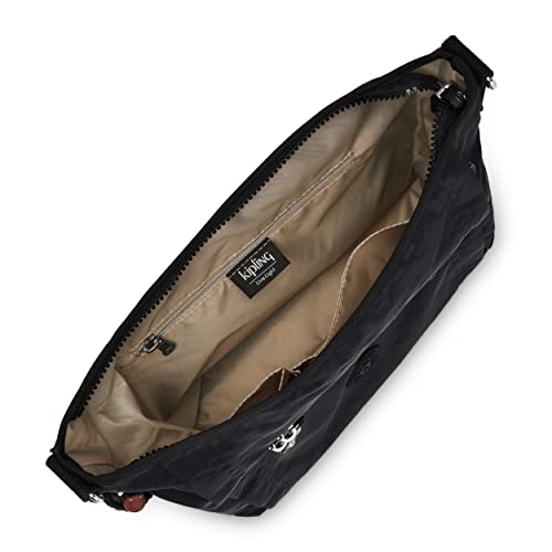 Kipling Women's Belammie Handbag Organized Accessories Large Indoor Removable Shoulder Strap Travel Bag, Black Tone, 10.5''L x 11''H x 4''D, Women's Belammie Bag, Organised Accessories, Large Inside