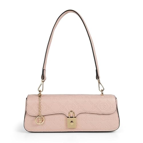 tresmode WARSAW Pink Vegan Leather Shoulder Bag