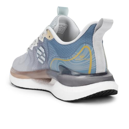 Woodland Men LGREY/Blue Sneakers | Casual Shoes for Men, Outdoor Shoes, Comfortable Footwear, lace up Shoes, Durable Shoes