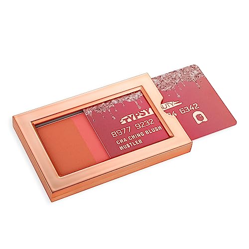 Typsy Beauty Cha Ching 3-in-1 Coral Pink Powder Blush I Hustler I Lightweight & Buildable I Hydrating Formula with Haylauronic Acid I Easy Glide & Superior Blendability I Vegan & Paraben Free | 8.5g