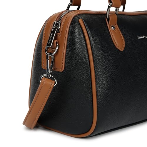 Fastrack Swirl Satchel | Women’s Faux-Leather Satchel| Dual Carry Handles, Adjustable Strap & Spacious Main Compartment