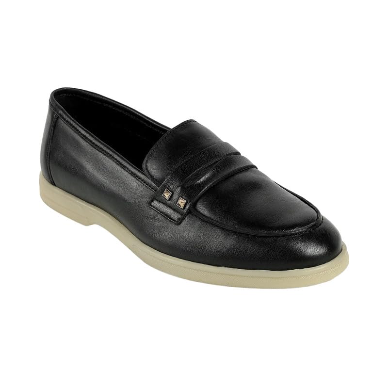 tresmode ANSHI Beige Women's Casual Loafers in Size 6 UK / 39 EU