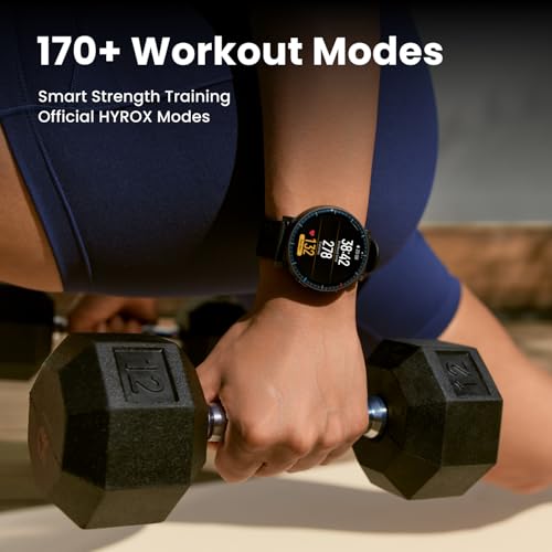 Amazfit Active Max(Smartchoice) Smart Watch 1.5" AMOLED Display,25-Day Battery,Offline Maps,GPS,4GB Storage,170+Sport Modes,5 ATM,Heart Rate & Sleep Fitness Tracker, Android & iPhone,Black