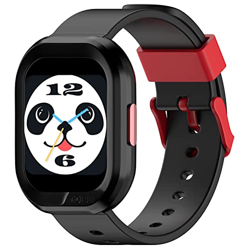 Noise Champ 2 Kids smart Watch with Habit Building (handwash, Brushing, etc), IP68 Waterproof, Activity Tracker, in-Built Games, School Mode. noisefit sync app, for Boys and Girls (Mickey Black)