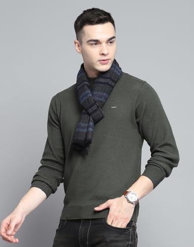 Monte Carlo Mens Self Design Multi Color Muffler_224MUF7918-0-13