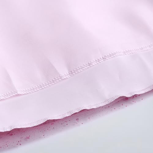 Hopscotch Girls Pink Sleeveless Beads Embellished Tulle Gown for Age (4-5 Years)