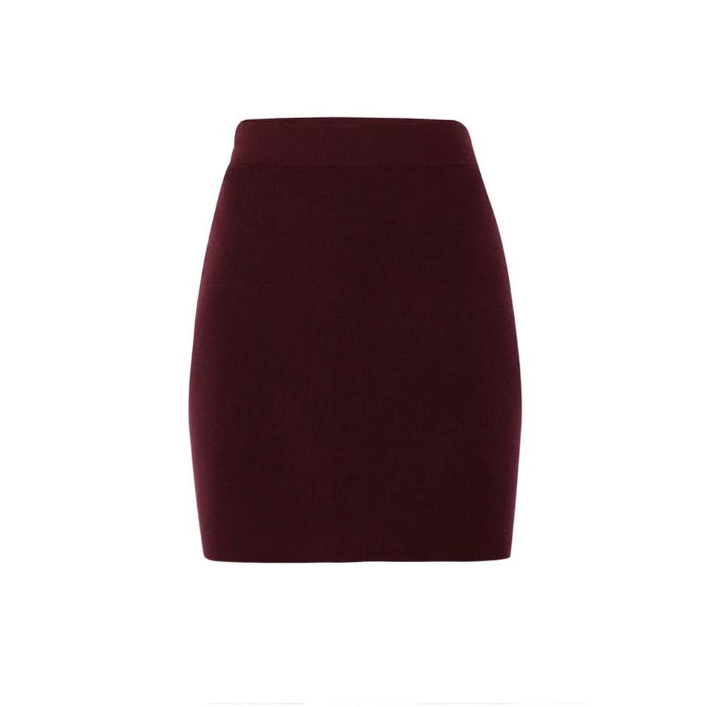 VERO MODA Regular Fit Skirt(291378901_Winetasting_M)