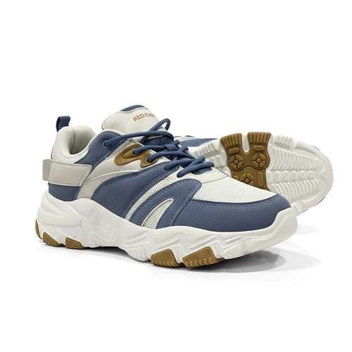 Red Chief Men’s Sports Sneaker | Breathable Mesh & Synthetic Low Ankle Lace Up Shoe | Teal (C6016)