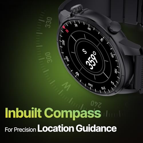 CULT Sprint Running smartwatch with Built-in Turbo Track GPS, Multi-GNSS, GLONASS, Galileo & Beidou, 1.43” AMOLED Display, Compass, Strava, Health Tracking, Bluetooth Calling