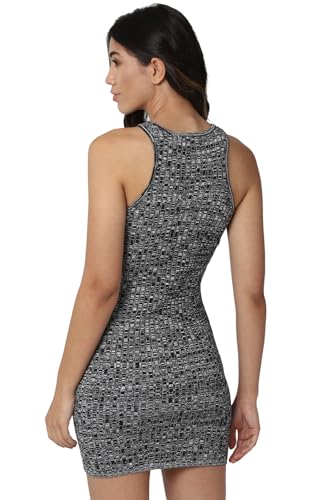 FOREVER 21 women's Cotton Classic Mini Dress (454053_Grey