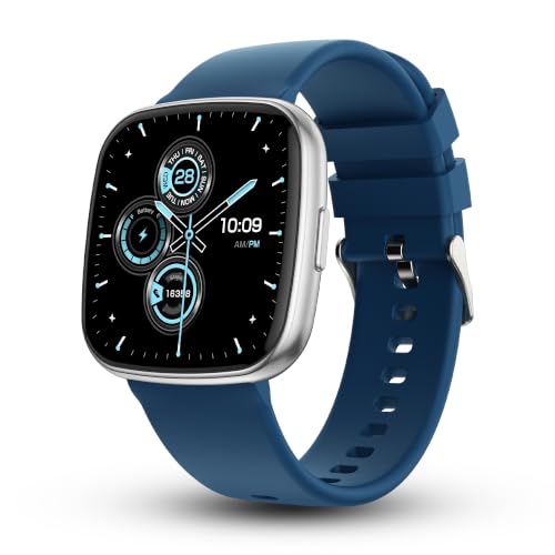 Pebble Cosmos Air 1.73" HD Display Smartwatch with Bluetooth Calling & Voice Assistant (Classic Blue)