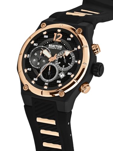 Kenneth Cole Reaction Chronograph Black Dial Watch for Men - KRWGO0071002