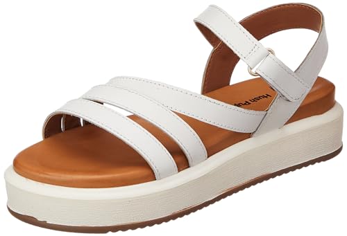 Hush Puppies Women's ELLIE SANDAL (6651142_WHITE_3 UK)