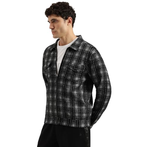 United Colors of Benetton Men's Shacket (25A20JQJ3652I902_Black