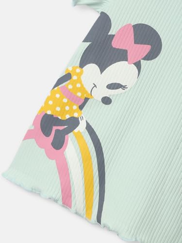 Nautinati Girls' Cotton Minnie Mouse Print Set | Age 0-2 Years