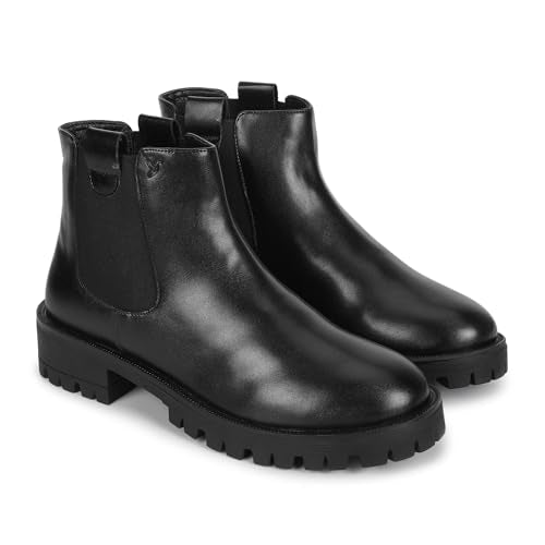 YOHO Women Comfortable Boots Collection | Extra Cushioned Foot Bed And Skin Friendly Ankle Boot With Heels | Trendy, Stylish, Casual Boots | Winter, Snow And Holiday Outings