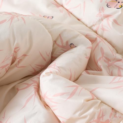 Hopscotch Girls Peach Full Sleeves 3D Butterfly Applique Ruffled Long Coat For Age (2-3 Years)